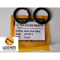 Bush Dust Seal 60*75*4mm One Pair ID*OD*THK VIO35 (P2) CX55B (P5)