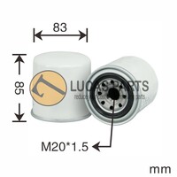 Oil Filter U15 U15-3S U17-3 U20-3 U25-3 U35 U45 VIO35 VIO55 TB235 KX161-3S PC30MR PC30R-8 PC55MR-2 IHI30NX-2 IHI35NX-2