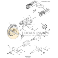 Track Adjuster/Recoil Spring Assembly CAT303.5 CAT303CR CAT303.5E2 CAT303CCR