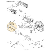 Track Adjuster/Recoil Spring Assembly CAT303.5 CAT303CR CAT303.5E2 CAT303CCR