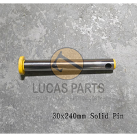 Excavator Pin 30*240mm  ID*TL  Solid Pin