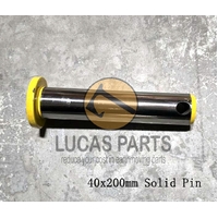 Excavator Pin 40*200mm  ID*TL , Solid Pin