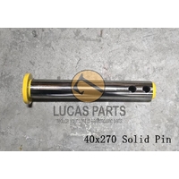 Excavator Pin 40*270mm  ID*TL ,  Solid Pin