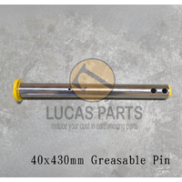 Excavator Pin 40*430mm  ID*TL  One Grease hole