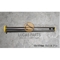 Excavator Pin 40*450mm  ID*TL,  Solid Pin