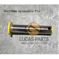 Excavator Pin 45*230mm  ID*TL  One grease hole