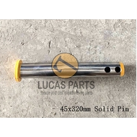 Excavator Pin 45*320mm  ID*TL , Solid Pin