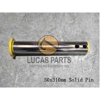 Excavator Pin 50*310mm  ID*TL,  Solid Pin