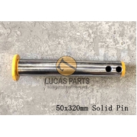 Excavator Pin 50*320mm  ID*TL, Solid Pin