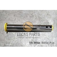 Excavator Pin 50*380mm  ID*TL,  Solid Pin