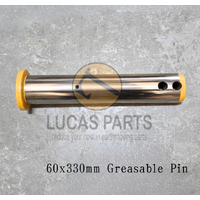 Excavator Pin 60*330mm ID*TL One Grease Hole 