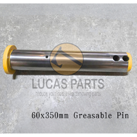 Excavator Pin 60*350mm ID*TL One Grease Hole EX120