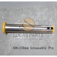 Excavator Pin 60*370mm  ID*TL, One Grease hole