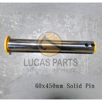 Excavator Pin 60*450mm  ID*TL , Solid Pin