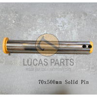 Excavator Pin 70*500mm  ID*TL SK260-8 Solid Pin