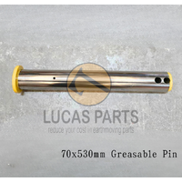 Excavator Pin 70*530mm  ID*TL One Grease Hole