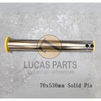 Excavator Pin 70*530mm  ID*TL Solid Pin