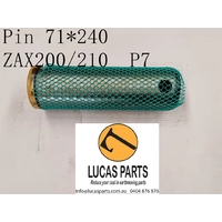 Excavator Pin 71*210mm  ID*TL Bucket Lift Ram Top Pin (P7)   ZAX200 ZAX210