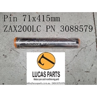 Excavator Pin 71*415mm  ID*TL Link Pin (P8) Hitachi EX200 ZAX200LC PN 3088579