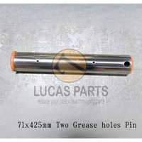 Excavator Pin 71*425mm  ID*TL   Two Grease holes   Link Pin (P8) Hitachi EX200 ZAX200LC PN 3088579  