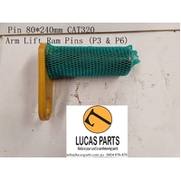 Excavator Pin 80*240mm  ID*TL Arm Lift Ram Pins (P3 & P6)  CAT320 CAT320D