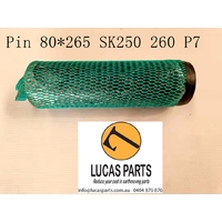 Excavator Pin 80*280mm  ID*TL Bucket Lift Ram Top Pin (P7) ZX230 ZX240