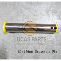 Excavator Pin 80*450mm  ID*TL One Grease Hole