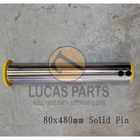 Excavator Pin 80*480mm  ID*TL  Solid Pin 