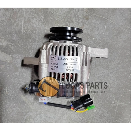 Alternator 12V 55A R60-7 PN 101211-2951 119626-77210  Engine 4TNV94