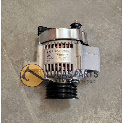 Alternator 24V 40A PC200-6  PN 600-861-3410 8PK77 Aftermarket