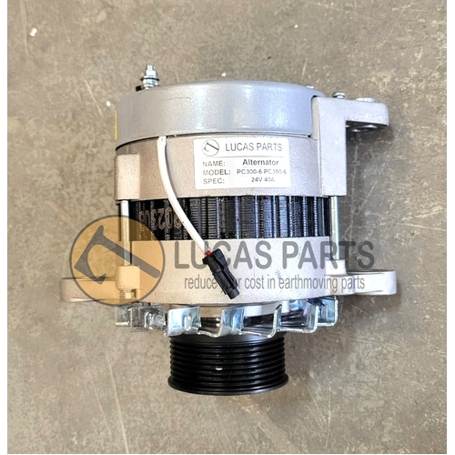 Alternator 24V 40A PC300-6 PC300-7 PC300-8 PC350-6 PC350-7 PC350-8 PC360-8 PN 600-825-3160   Aftermarket