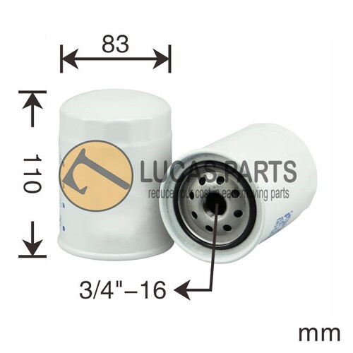 Fuel Filter KX080-3 SY55 SY60C SY75C SY85 SY95