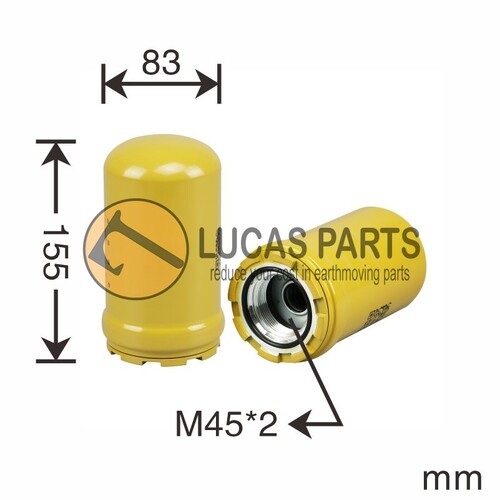 Hydraulic Filter 307/B/C/D 308C/D 311/B/C/CU/D 312/B/BL/C/CL/D 313BCR 314CCR 315BL 315CL