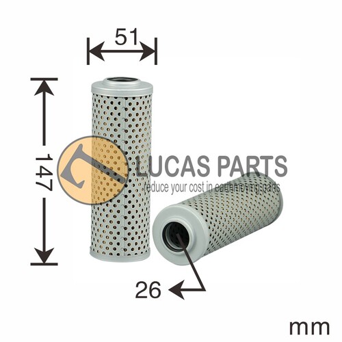 Hydraulic Filter ZX130H ZX210LC-E ZX330-5 ZX360-5 ZX400-3 EX25 EX35-5 EX50/UR/URG EX60-1/2/3/5 EX70UR