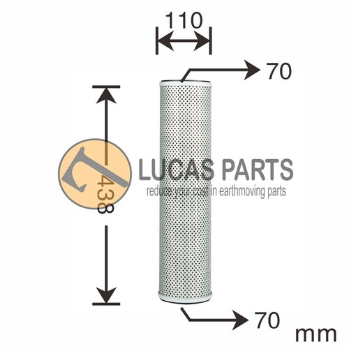 Hydraulic Return Filter SK60-7 SK100-5 SK120-5 SK120-6