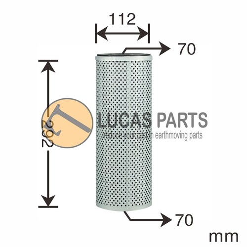 Hydraulic Return Filter CX80C CX130B CX130C CX135SR CX160B CX160C SH120-5 SH130-5 SH130-6 SH180-6 JCB8061 JS130LC