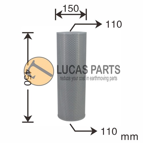 Hydraulic Return Filter DX120 DX120-9C DX130-9C DX150LC DH215-9E DH215-9 DH215-9H DH220LC-9E DH225LC-9 DX230 DX260 DH280LC