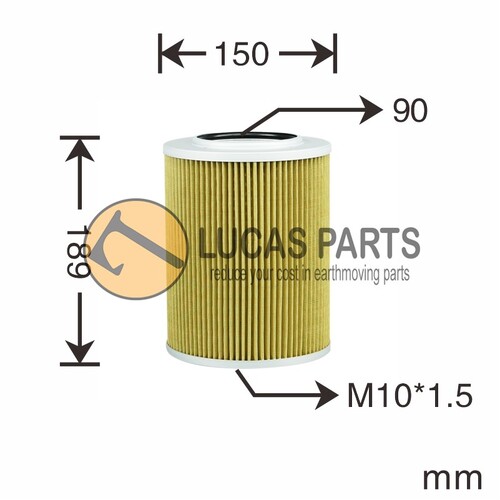 Hydraulic Suction Filter CX210B CX210C CX210C-8 CX220C CX240B CX240C CX260C