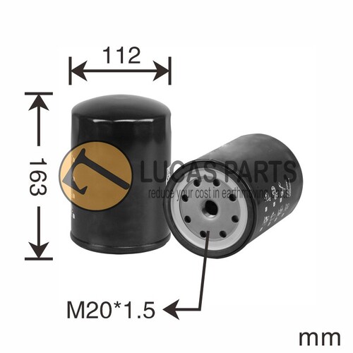 Oil Filter EX160-5 EX150H-5 EX150-5 EX135USR EX130H-5 EX130-5  EX120-2/3