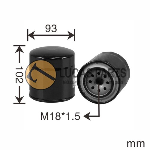 Oil Filter MD120 SK100W 907LC SK200 MS070 MS090 MS110