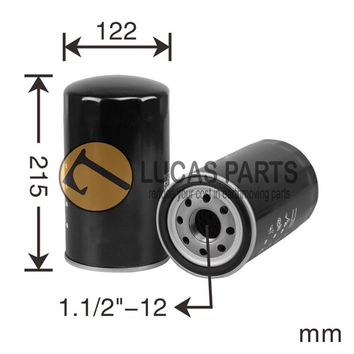 Oil Filter ZX130H ZX210H ZX330-5 ZX360-5 EX35-5 ZX110/E/M ZX120 ZX125US ZX130H/K/W ZX135US-E/K ZX160