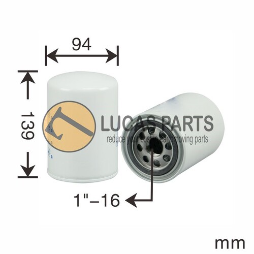 Oil Filter IH 488 688 9020B CX130 CX160 PC120-6E SK100 SK115 SK120LC SK150LC PC130-6 PC100-6 PC120LC-6