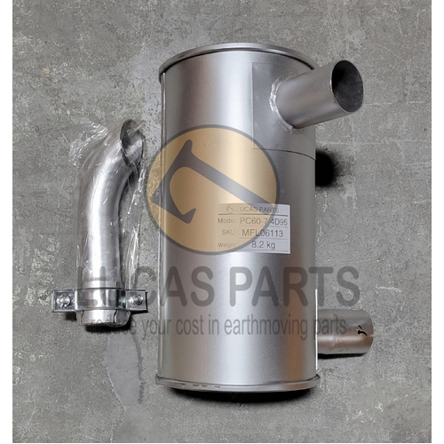 Muffler PC60-7 PC70-7 PC100-5 PC120-5 PC130-5 PN 6205-11-5220