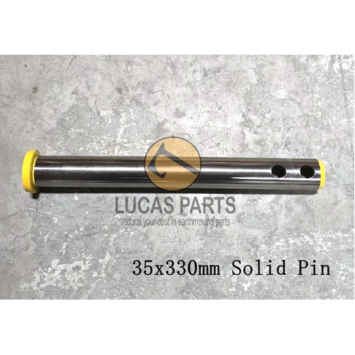 Excavator Pin 35*330mm ID*TL , Solid Pin 