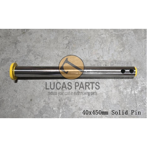 Excavator Pin 40*450mm  ID*TL,  Solid Pin