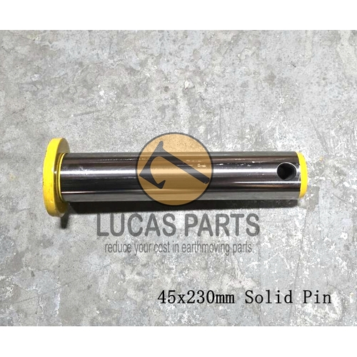 Excavator Pin 45*230mm  ID*TL , Solid Pin