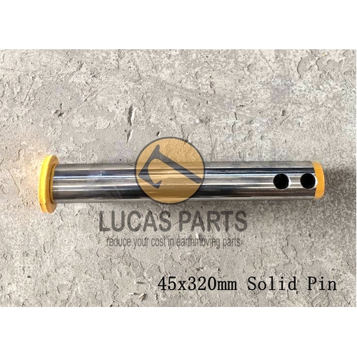 Excavator Pin 45*320mm  ID*TL , Solid Pin