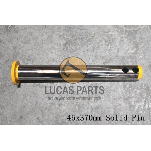 Excavator Pin 45*370mm  ID*TL,  Solid Pin