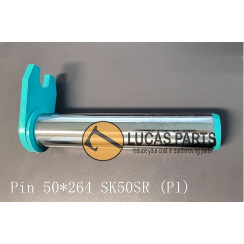 Excavator Pin 50*264mm  ID*TL CX50B CX55BMSR E50B E50BSR E55BX SK50SR SK50SR-5 SK55SRX (P1) PN PY02B01267P1