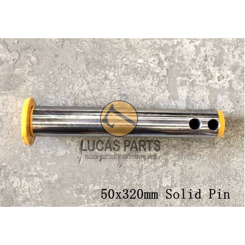 Excavator Pin 50*320mm  ID*TL, Solid Pin